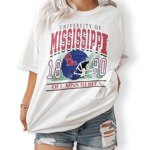 Vintage Ole Miss Rebels Inspired Graphic T-Shirt
